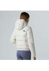 The North Face W Hyalite Down Hoodie White Dune