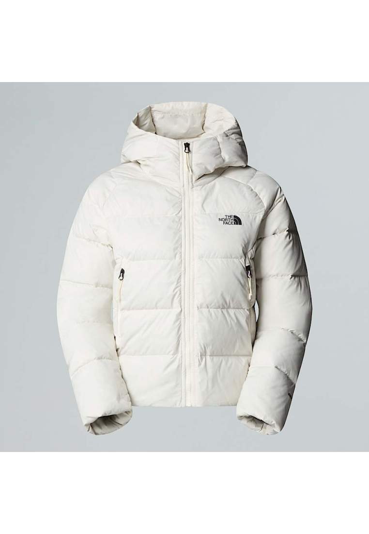 The North Face W Hyalite Down Hoodie White Dune