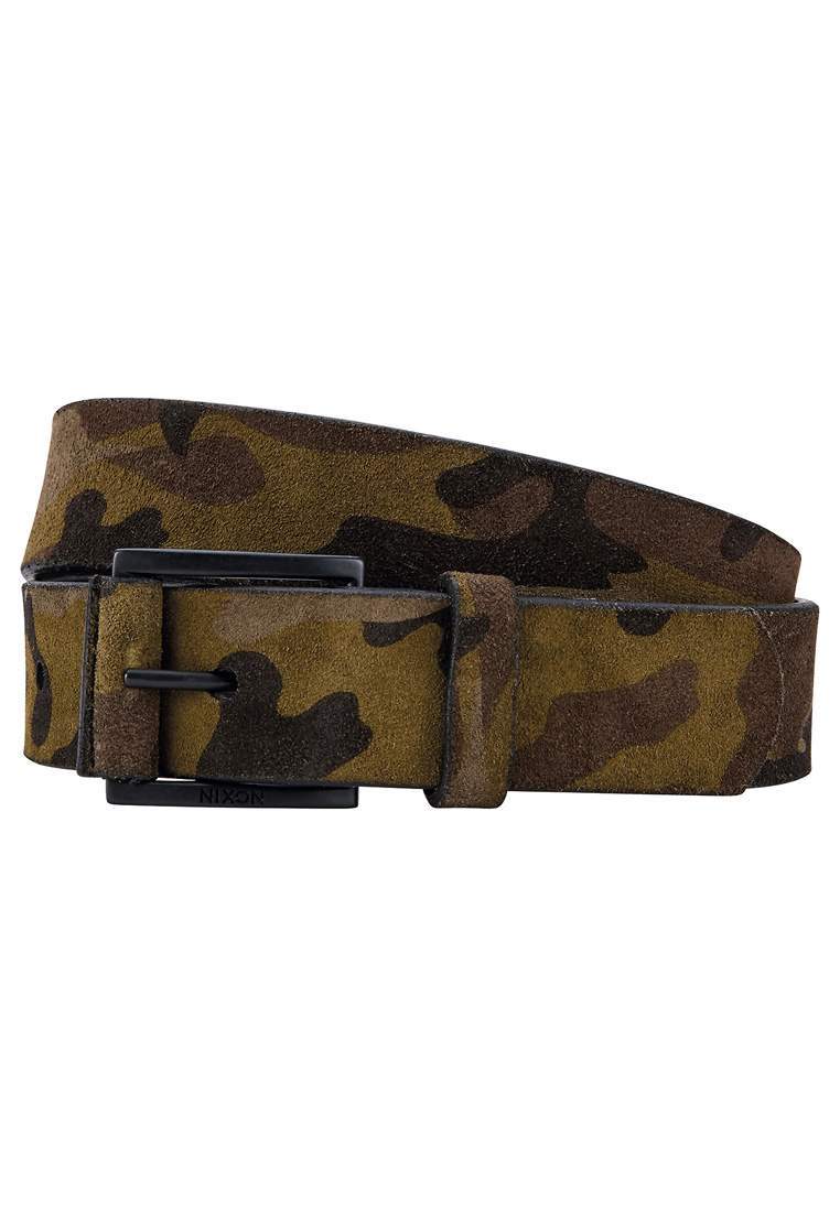 nixon americana mid se belt black camo volt