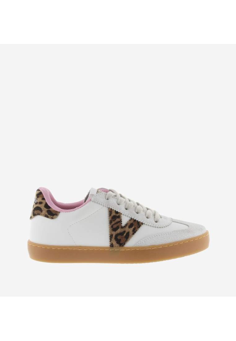 Victoria Berlin Effet Cuir & Cuir Fendu Leopard Hielo
