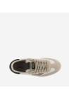 Victoria Berlin Ciclista Effet Cuir & Cuir Fendu Beige
