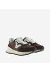 Victoria Viento Nylon & Cuir Fendu Chocolate