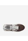 Victoria Viento Nylon & Cuir Fendu Chocolate