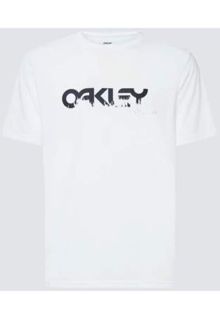 oakley burned b1b logo tee white oakley burned b1b logo tee white