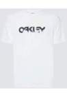 oakley burned b1b logo tee white