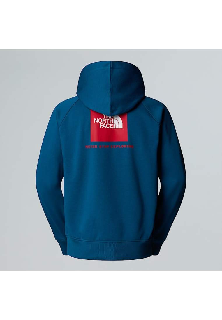 The North Face M Raglan Box Nse Hoodie Mineral Ink Tnf