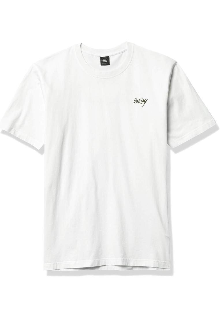 oakley o slash logo tee white