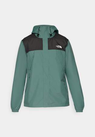 The North Face M Antora Jacket Duck Green Tnf Black