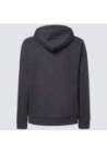 oakley relax full zip hoodie dark grey hthr