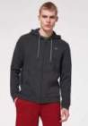 oakley relax full zip hoodie dark grey hthr