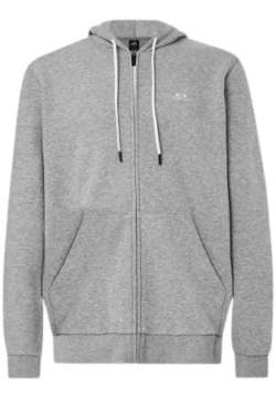 oakley relax full zip hoodie new granite hthr 28b