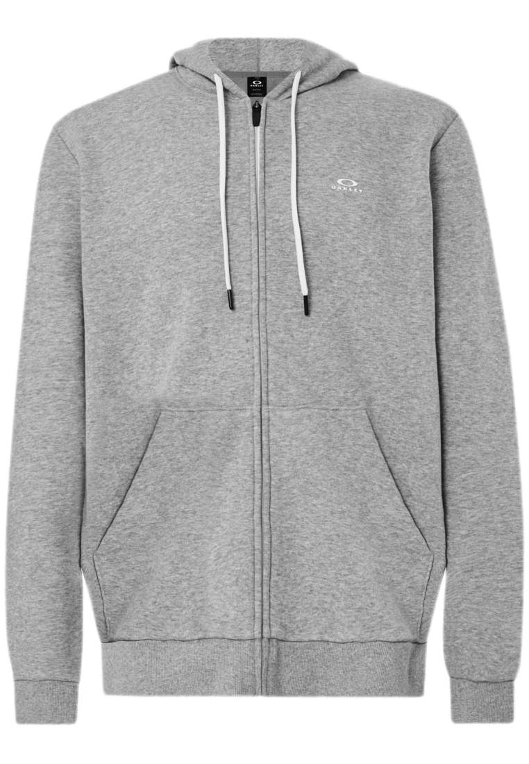 oakley relax full zip hoodie new granite hthr 28b