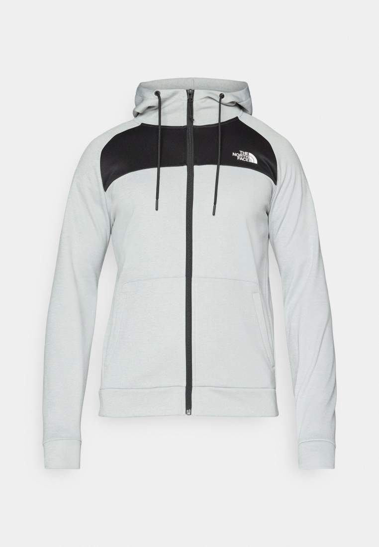 The North Face M Reaxion Fleece Fz Hoodie High Rise Grey