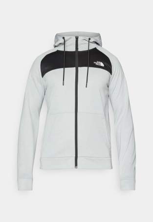 The North Face M Reaxion Fleece Fz Hoodie High Rise Grey