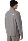 The North Face M Glacier Fleece Quart Zip Jacket Tnf Mid Grey He