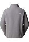 The North Face M Glacier Fleece Quart Zip Jacket Tnf Mid Grey He