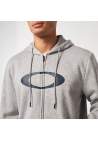 Oakley New Ellipse Zip Hoodie New Granite Hthr