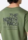 The North Face M Mountain Sketch Ss Tee Bark Mist