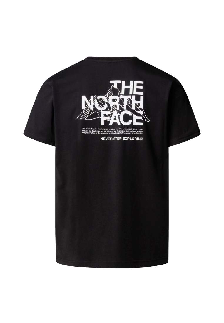 The North Face M Mountain Sketch Rg Ss Tee Tnf Black
