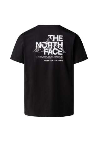The North Face M Mountain Sketch Rg Ss Tee Tnf Black