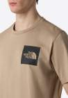 The North Face M Ss Fine Tee Mushroom Grey