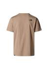 The North Face M Ss Fine Tee Mushroom Grey