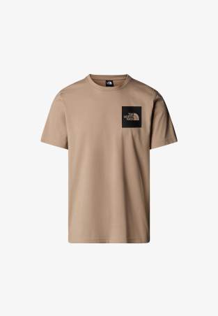 The North Face M Ss Fine Tee Mushroom Grey