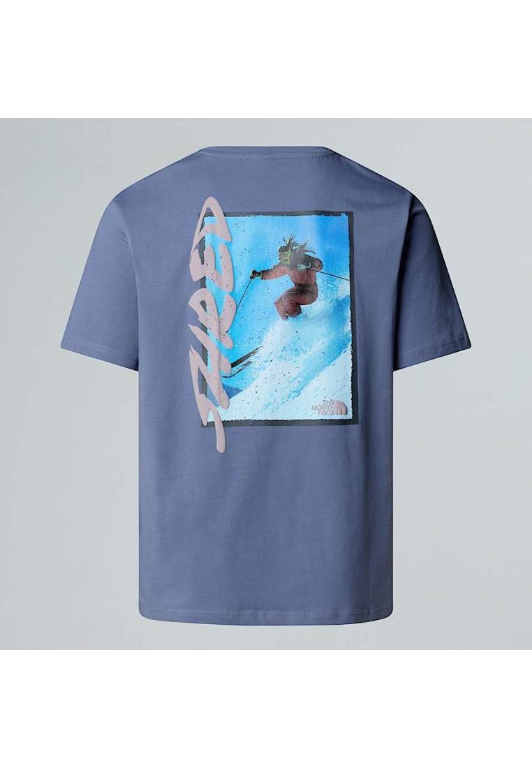 The North Face U Nse Slopes Relaxed Ss Tee Graphic Twilight Galaxy