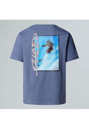 The North Face U Nse Slopes Relaxed Ss Tee Graphic Twilight Galaxy