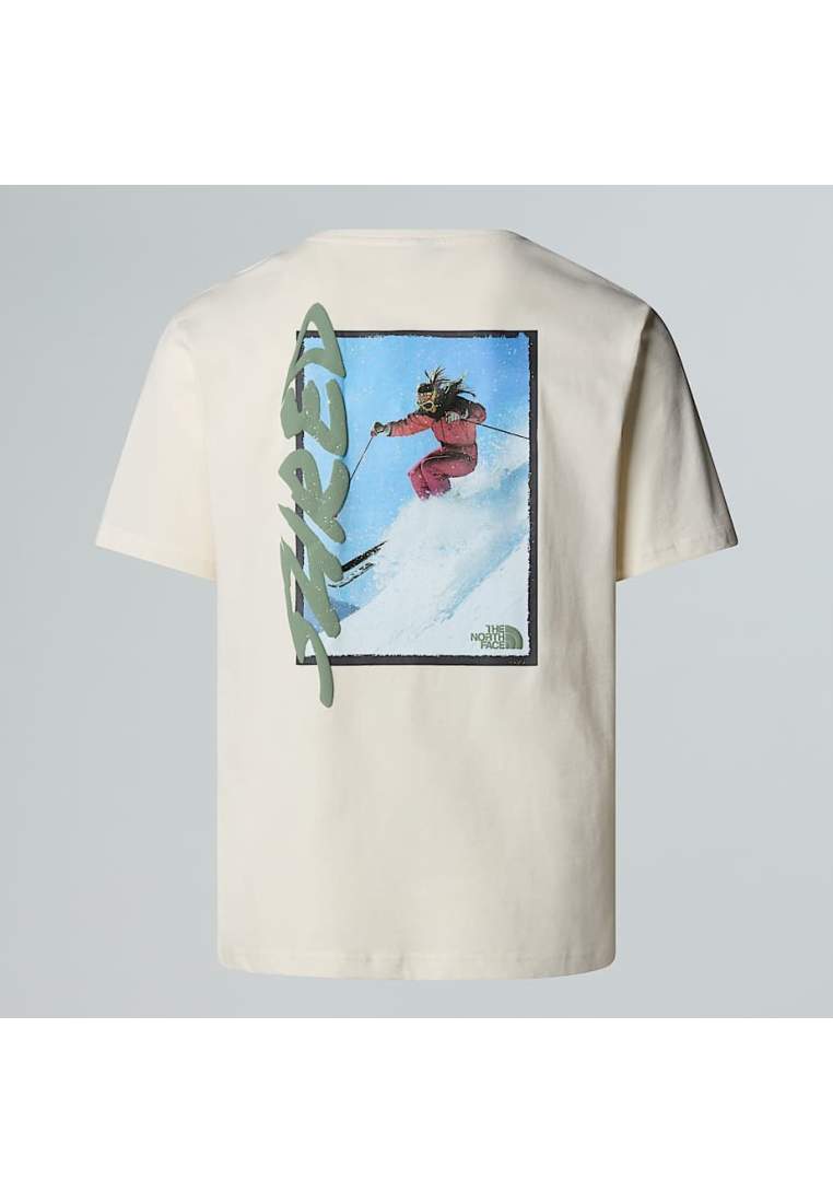 The North Face U Nse Slopes Relaxed Ss Tee Graphic White Dune