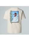 The North Face U Nse Slopes Relaxed Ss Tee Graphic White Dune