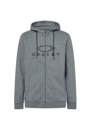 Oakley Bark Fz Hoodie 2 0 New Athletic Grey