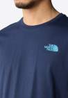 The North Face M Ss Box Nse Tee Summtnvy Tnfwht