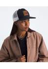 The North Face Half Dome Trucker Denim Leather Patch