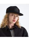 The North Face Half Dome Trucker Tnf Black Leather Patch