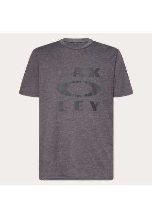 Oakley Bark Ellipse Tee Dark Grey Hthr Black