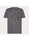 Oakley Bark Ellipse Tee Dark Grey Hthr Black