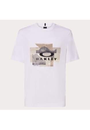 Oakley Mountain Camo Tee White