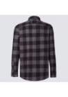 oakley bear cozy flannel black grey check