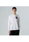 The North Face M Ls Fine Tee Tnf White
