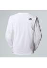 The North Face M Ls Fine Tee Tnf White