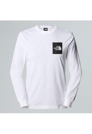 The North Face M Ls Fine Tee Tnf White