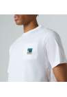 The North Face M Mountain Logo Relaxed Ss Pocket Tee Tnf White