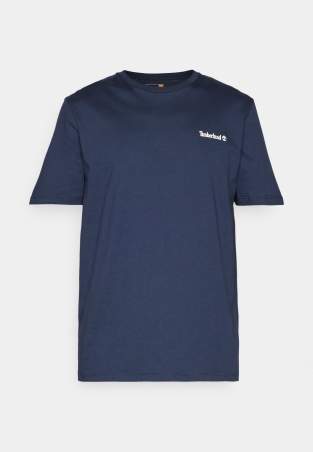 Timberland Small Linear Logo Print Navy