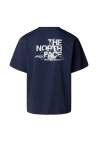 The North Face M Mountain Sketch Ss Tee Summit Navy