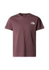 The North Face Teen Simple Dome Ss Tee Tawny Quartz