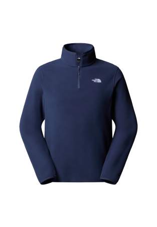 The North Face M Glacier Fleece 1/4 Zip Jacket Summit Navy