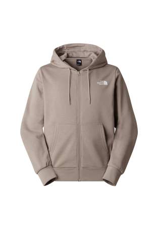 The North Face M Simple Dome Light Regular Full Zip Hood Stone Slab