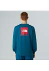 The North Face M Ls Box Nse Tee Mineral Ink Tnf