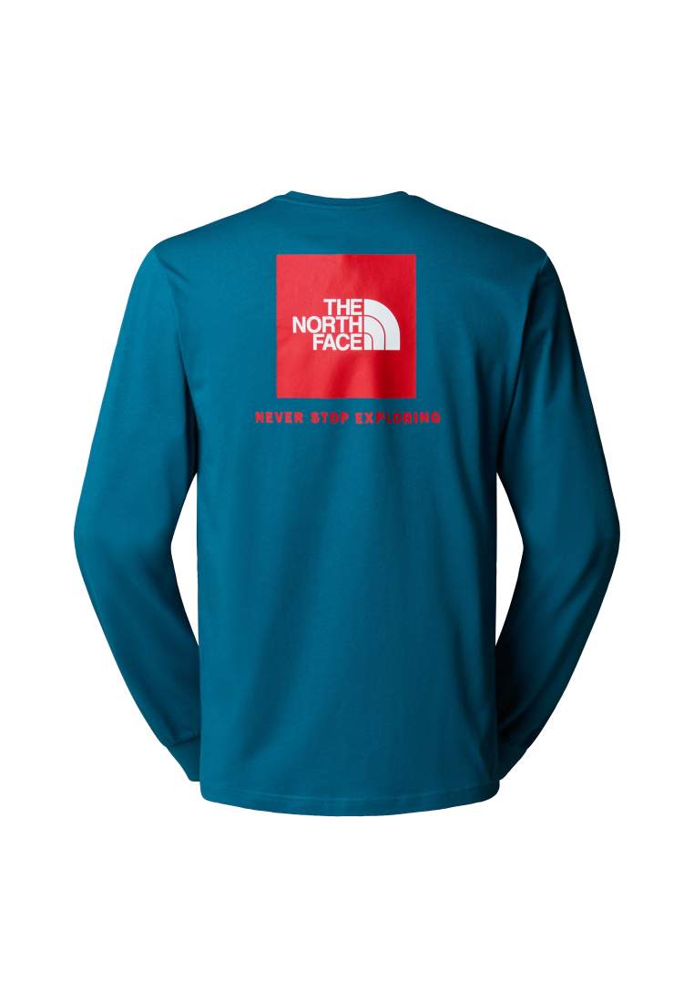 The North Face M Ls Box Nse Tee Mineral Ink Tnf